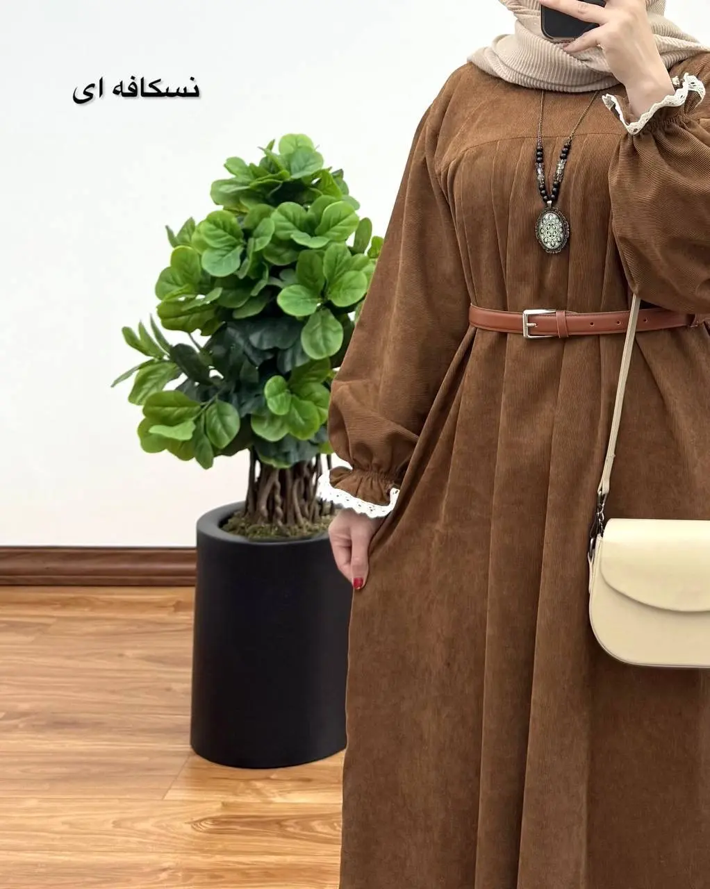 مانتو آیناز ( با پارچه کبریتی ) ۲